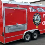Commercial Trailer Wrap The Kilted Kod Fish and Chips food Trailer