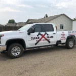 Commercial Vehicle Wrap Clean Slate Home Repair on new pickup