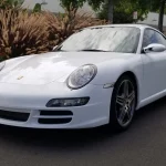 white wrap on Porsche