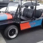 multi-colored vehicle wrap on Jeep